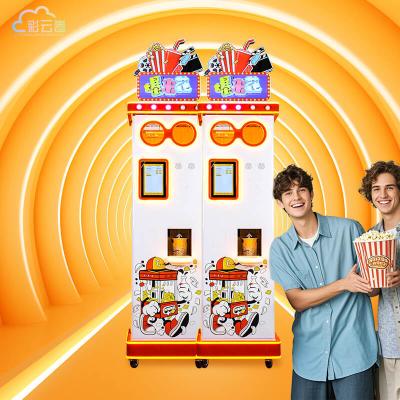 China Stainless Steel Popcorn Vending Machine 110V 220V With LCD Display 57*54*193cm for sale