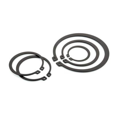 China China Wholesale Flat Split Stainless Steel Circlip External Retaining Spring Ring for sale