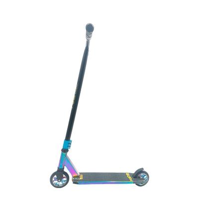 China Cheapest Color Factory Price PU Scooter OEM Maxbike Pro Neo Chrome Alloy 2 Wheel Custom Stunt Scooter for sale