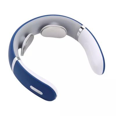 China Body Digital Therapy Electric Cervical Traction Neck Massager Machine Wholesale Smart Mini Wireless Portable Voice System Massager U Shape Passionate Pulse Electric Neck Massager for sale