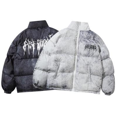 China 2021 Wholesale Mens Viable Down Jacket Black Striper Jacket Men's Oversized Bubble Coats For Men for sale