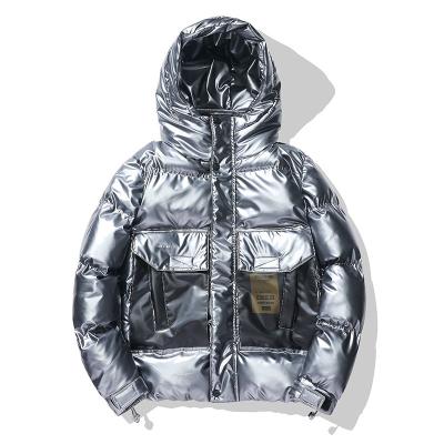 China 2021 Fashion Breathable Winter Men's Hot Selling Cotton Padded Breathable Bubble Coat Stripper Jacket for sale