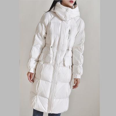 China New 2022 Long Sleeve Hooded Parka Style Winter Women's Clothing Plus Size Down Long Bubble Padded Coats Stripper Jackets Winter for sale