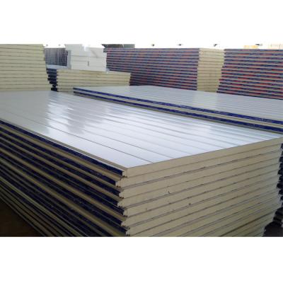 China Contemporary Customized Sip Panels Insulated Cold Storage Board 50mm Pu Sandwich Panel For Roof for sale