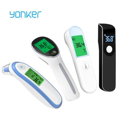 China Baby Medical Mini Digital Child Non-contact Non-contact Thermometers Fever Test Yonker Household Ear Forehead Thermometer Infrared Gun for sale