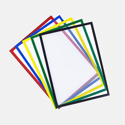 China Factory Magnetic Visual Management PVC Folder View Document Holder Magnetic Display For Board Display for sale