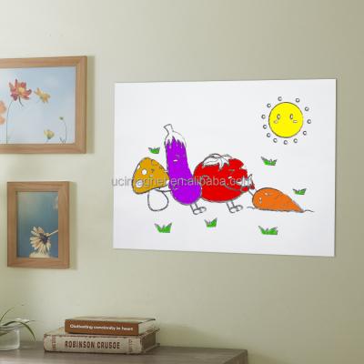 China Convenient UCI High Quality Educational Product Removable Kids Drawing Wallpaper With Pens for sale