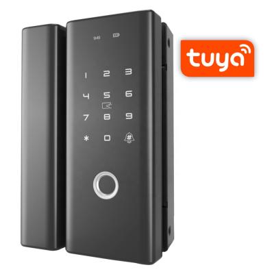 China Brand new home office security zinc alloy tuya smart card pin code door lock wifi app for sale