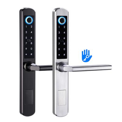 China 304 stainless steel Tuya smart home door locks for aluminum doors for sale