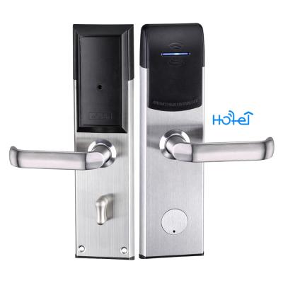 China Stainless Steel Digi Panel/Handle/Handle Hotel Door Lock Card Reader RFID Door Lock Access Control System for sale