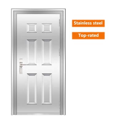 China Front Entry Door Safety Designs Traditional High Quality Stainless Steel Door for sale