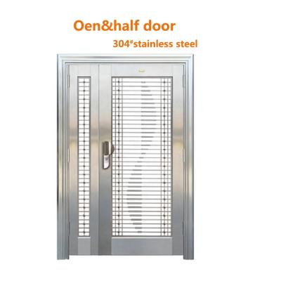 China China Villa House Waterproof High Quality Stainless Steel Security Main Doors For Home for sale