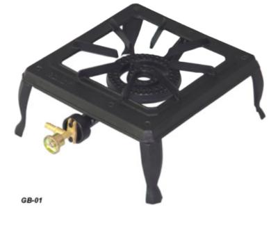 China Hotel cast iron gas cooker gas stove burner camping stove burner GB-01 for sale