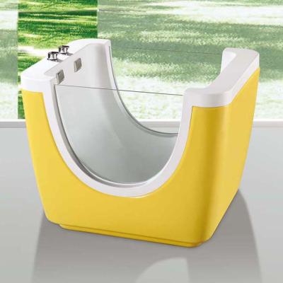 China BALISI free the natatorium acrylic for the spa newborn yellow whirlpool bath plug baby acrylic baby tub set for sale