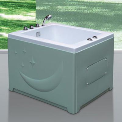 China New Baby BALISI Baby Bath Massage Green Color Small Whirlpool Tub Free Plug Newborn Acrylic Bath for Babies for sale