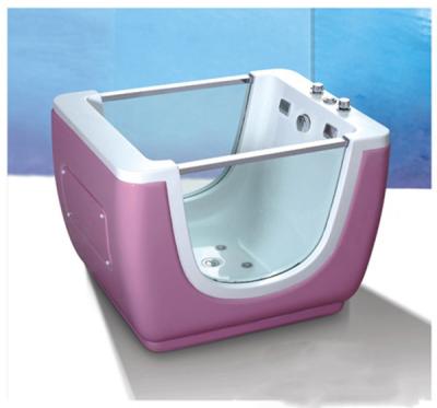 China Acrylic Free BALISI With Surfing Pink Color Nanatorium Baby Pool Spa Control Panel Newborn Baby Tubs Deeply for sale