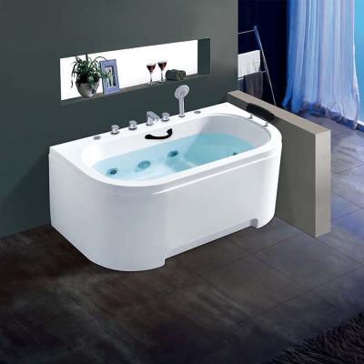 China BALISI 3 Skirt Freestanding Single with Shower Faucet White Color Made in China Japan Japan Mini Whirlpool Massage Bathtub for sale