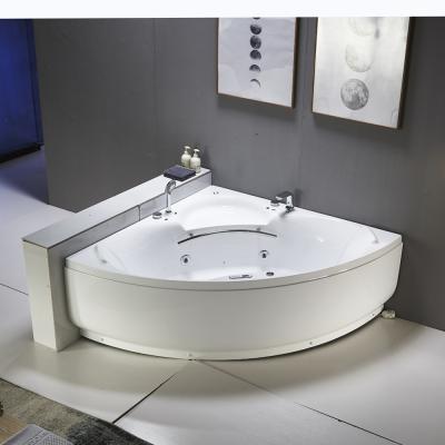 China Wholesale High Quality White BALISI Free Corner Color Triangle Whirlpool Air Jet With Controller Massage Bathtub for sale