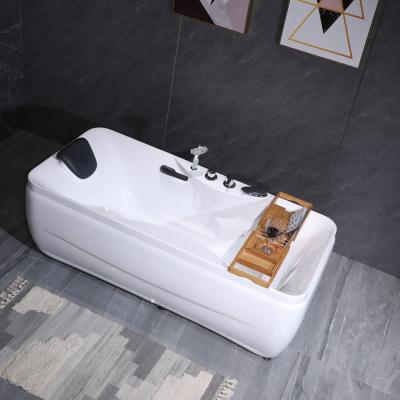 China Quality Cheap Free Hot Selling Longevity BALISI Acrylic White Square Massage Bathtub for sale