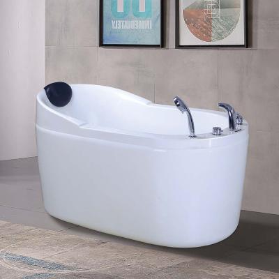 China Freestanding BALISI Made In China 1.5 Meter Square Multi-height Optional Single Single Indoor Modern Small Bathtub With Seat And Pillow for sale