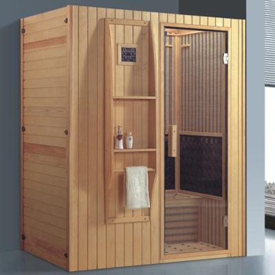 China BALISI computer control panel made in china sauna room 2 person wooden design infrared sauna room for sale