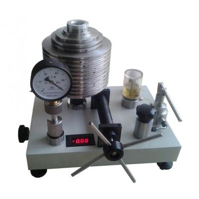 China High Pressure Piston Dead Weight Pressure Gauge Tester with Customized OEM Support for sale