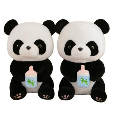 China China Panda Cute Doll Children's Plush Baby Panda Stuffed Toy National Treasure Panda Baby Bottle Comfort Gift Claw Machine for sale