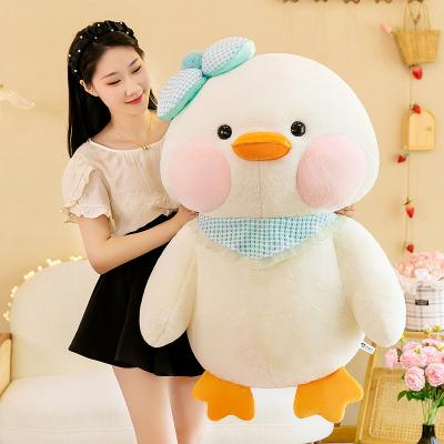 China 2023 Hot Selling Duck Pillow Plush Toys Stuffed Popular Designs Huge Plush Animal Toys Customized Room Decoration for sale