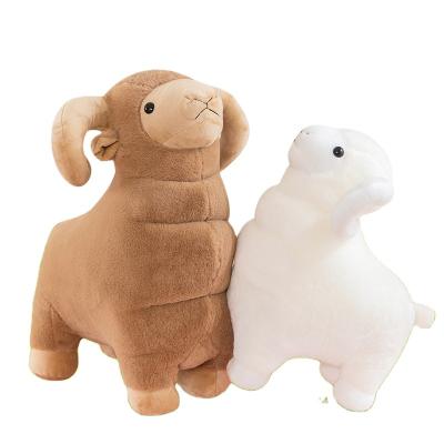 China Hot Selling New Alpaca Plush Toy Stuffed Animal Baby Goat Cute Doll Plush Toy Sheep Figurine Plush Pillow for sale