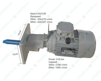 China Farm Transtecno Gear Motor 0.37/0.55/0.75/1.1/1.5kw for Automatic Feeding System for Poultry Pig Pig Farm for sale