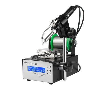 China Temperature Adjustable Industrial Grade CSD-385C+ Automatic Wire Feeding Machine Tin BGA Soldering Station for sale