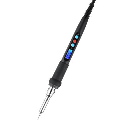 China High Quality Adjustable Performance 110-240V60W Constant Temperature Digital Display Electric Welding Regular Soldering Irons With Stand for sale