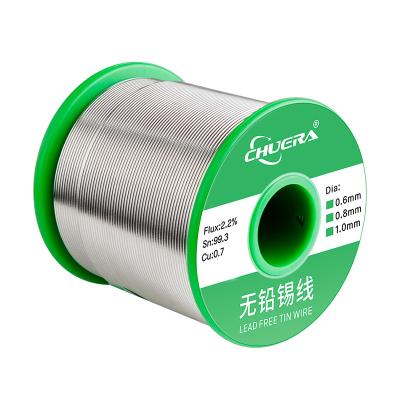 China Excellent Performance European Standard Solder Lead Free Solder Wire Diameter 0.5mm 0.6mm 0.8mm 1.0mm 1.2mm 1Kg/Roll For Soldering Or Repair for sale