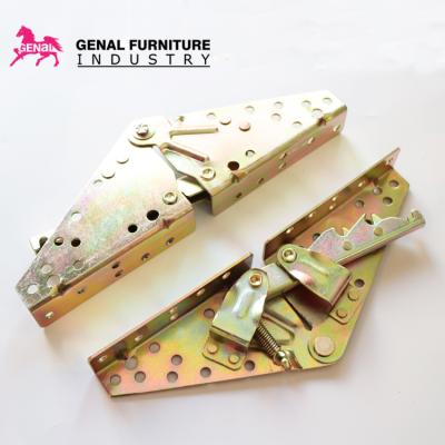 China Click-clack Sleeper Sofa Headrest Hinge Metal STS-6001 230/260mm Length for sale