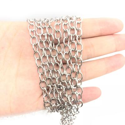 China Trendy Jewelry Findings 5 ​​Meters Stainless Steel Wholesale Thick Bulk Round Chain O Shape Jewelry Women Chain For Jewerly Making for sale