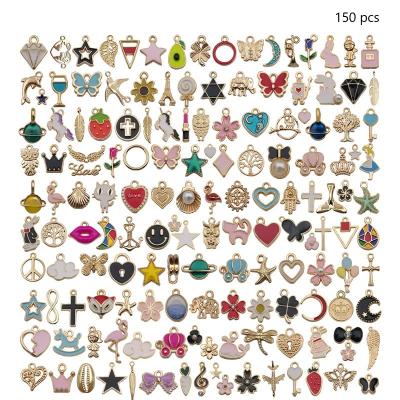 China Wholesale Trendy MiNi Charm Key Pendant Accessories Best-selling Fashion Fruit Perfume Bracelet Connector Jewelry Findings 150pcs New for sale