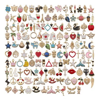 China Fashionable Wholesale Cheap Multi Animal Drop Style Jewelry Findings 150 PCS Designer Jewelry Bangles Charm Accessories Pendant Jewelry Making for sale