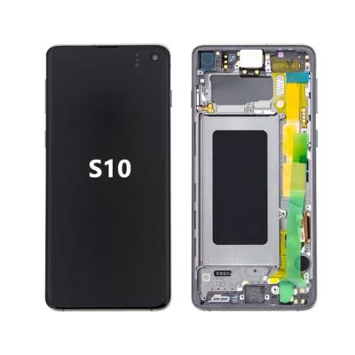 China Hot-selling Mobile Phone LCD Touch Fix Phone Broken Screen LCDs For Samsung Galaxy S10 for sale