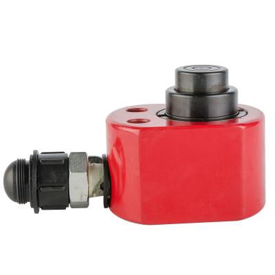 China 50 ton mini mulit hydraulic cylinder hydraulic jack three stage super thin > 50T for sale