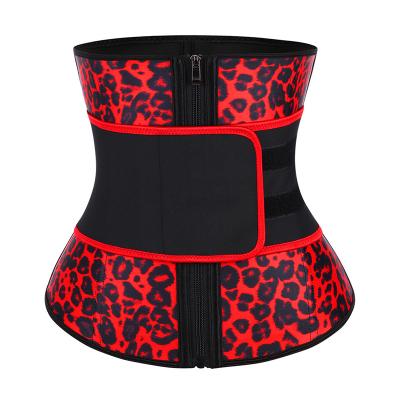 China 2021 Spots Antibacterial Waist Trainer With Detachable Belt Slimming Shaper Abdominal Trimmer Belt Ties Modeling Neoprene Corsets for sale