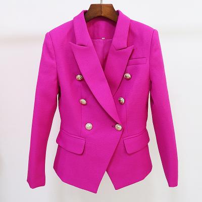 China Anti-Wrinkle Direct Marketing Cloth Mature Canvas Women's Jackets Office Blazers Ladies Cross Ladies Women for sale