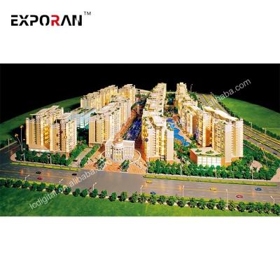 China Multi Story Residential Building Model Exhibition Landscape Display Table Sand Table Model for sale