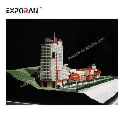 China Exhibition acrylic lightweight three-dimensional building model for sale