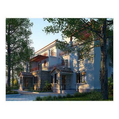 China 3D Rendering Of Real Estate Buildings 3D High End House Plans Render Rendering Housing Plan 19 for sale