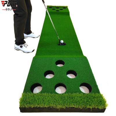 China Golf Putting Practice PGM Outdoor Artificial Grass Golf Putting Mat Indoor Two Way Green Practice Golf Putting Mat for sale