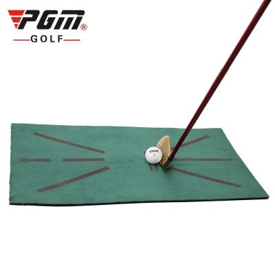 China Golf Practice PGM Amazon Hot Sales Swing Trainer Indoor Golf Range Hitting Mat Green Velvet Outdoor Chipping Practice Hitting Mat for sale