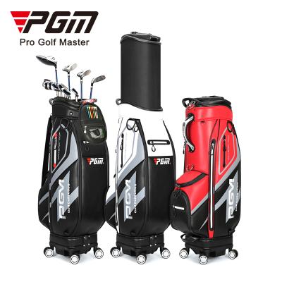 China Golf Activity PGM QB099 Outdoor Custom Wheel Travel Golf Bag Waterproof Custom Logo Golf Bag for sale