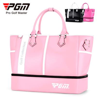 China Outdoor Golf Activity PGM YWB040 Women Golf Shoe Storage Bag Waterproof Lightweight Golf Boston Bag for sale