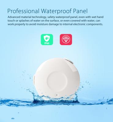 China Detect Water Leak and Push Notification Smart Waterproof Tuya WiFi Flood and Leak Detector Sensor Support APP Instant Push Notifications for sale