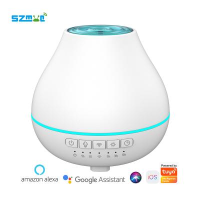 China Hotel Wifi Aroma Diffuser LED Light Wholesale WIFI Diffuser Support Smart Alexa Remote Control for sale